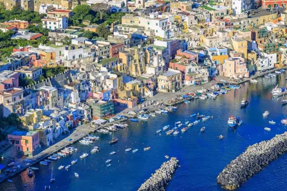 Procida: panorama desde lo alto