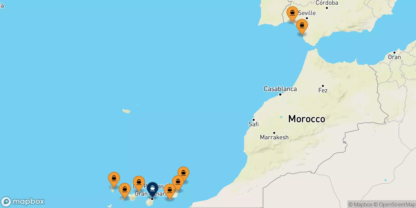 Ferries a Las Palmas De Gran Canaria