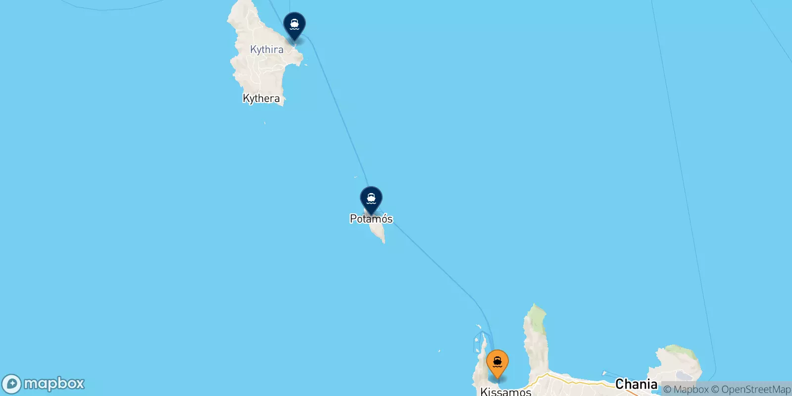 Ferries de Creta a Islas Jonicas