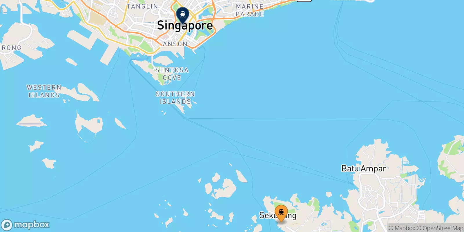 Ferries de Sekupang a Harbourfront Centre