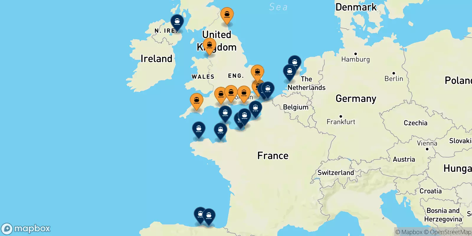 Ferries de Inglaterra